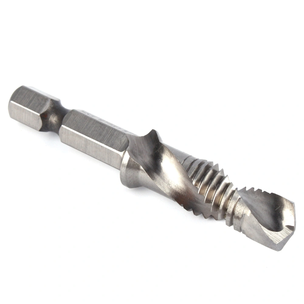 HSS Taps Drill Bits Hex Shank Compound Tap Drill Bit for Drilling Cutting on Metal Aluminium