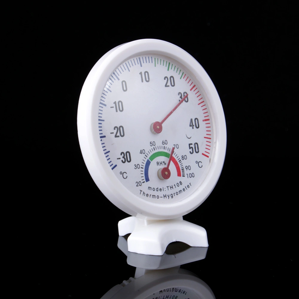 TH108 Indoor Analog Temperature Humidity Meter Thermometer Hygrometer -30~50°C H