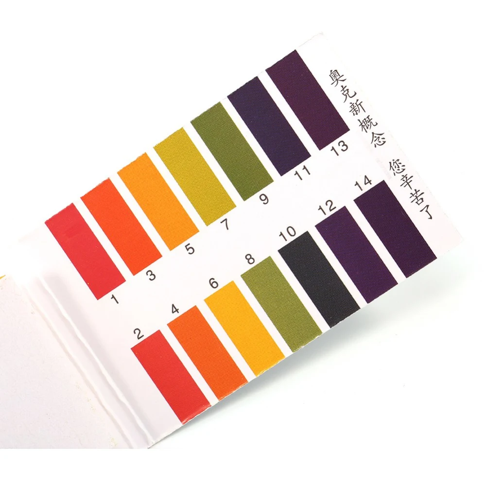 WALRONT 1 Set 80 Strips Full Range pH Alkaline Acid 1-14 Test Paper Water Litmus Testing Kit