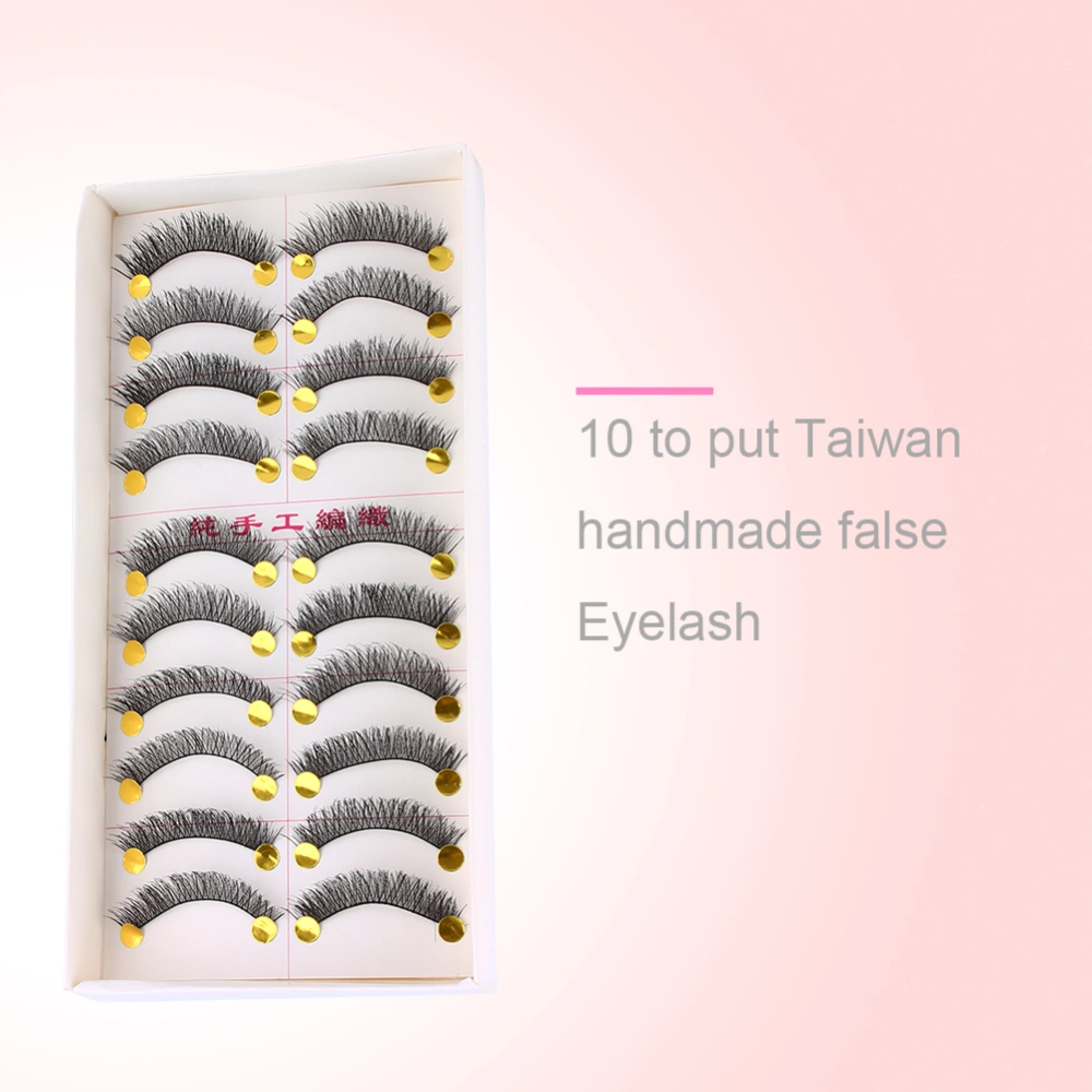 10 Pairs Handmade Different Style Makeup Long Thick False Eyelashes Eye Lashes F8#