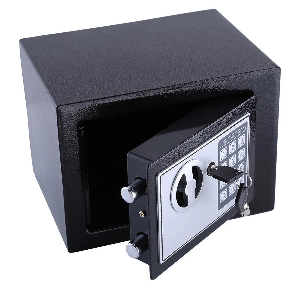 Security Lock Digital Safe Storage Box To Guard Money Cash Coins Jewelry Key Cash 17E