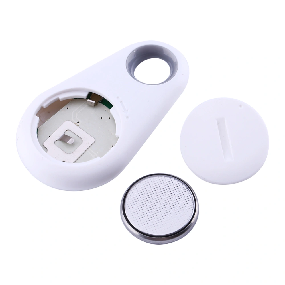 Mini Bluetooth Smart Pet Child Locator Wallet Key Finder Tracker For iPhone White