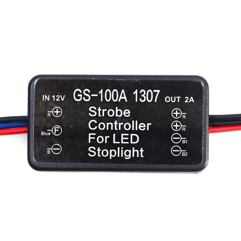 Vehicle Car GS-100A 1307 LED Brake Stop Light Strobe Flash Module Controller AP