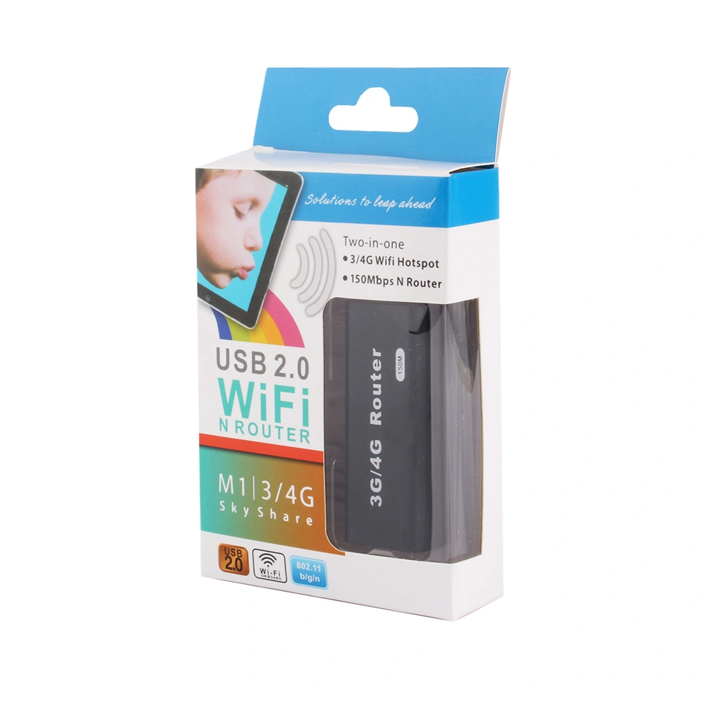 Portable 3G/4G WiFi Wlan Hotspot 150Mbps RJ45 USB Wireless Router
