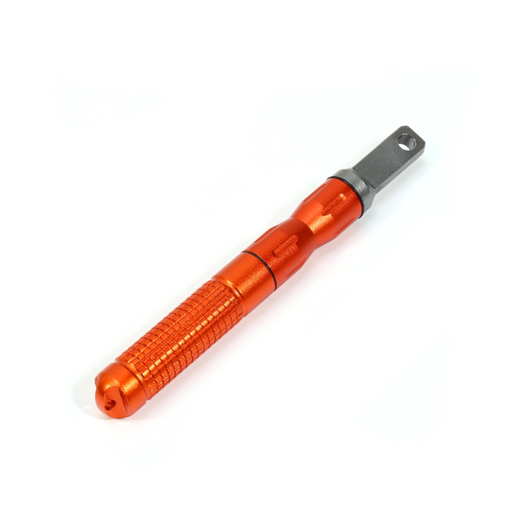 outdoor Survival Camp EDC Alloy Waterproof Magnesium flint stone CNC gear pocket (Orange)