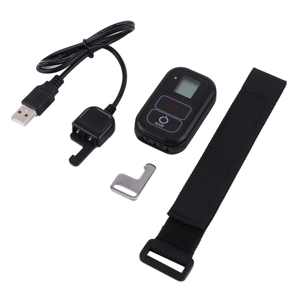 Black Wireless Wifi Remote Controller With Wrist Band Key Ring For GOPRO Hero2/3/3+/4/4S/5/5S