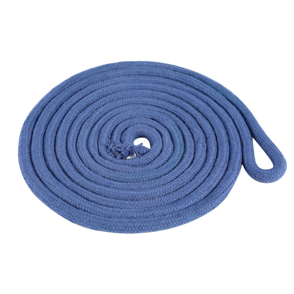 Unisex Competition Training Gymnastics Rope 3meter Solid Arts Rope (blue)