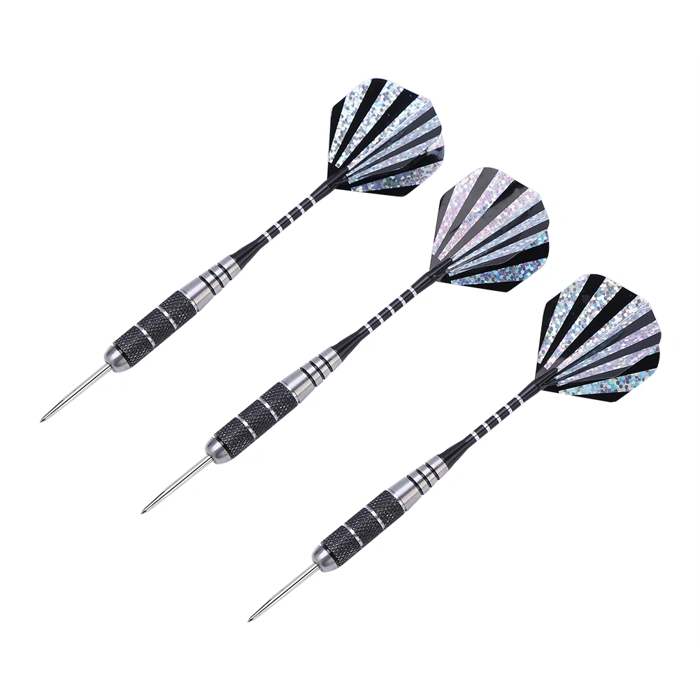 3pcs 155mm Steel Tip Darts With Nickel Plated Barrel For Dart Board (L2)