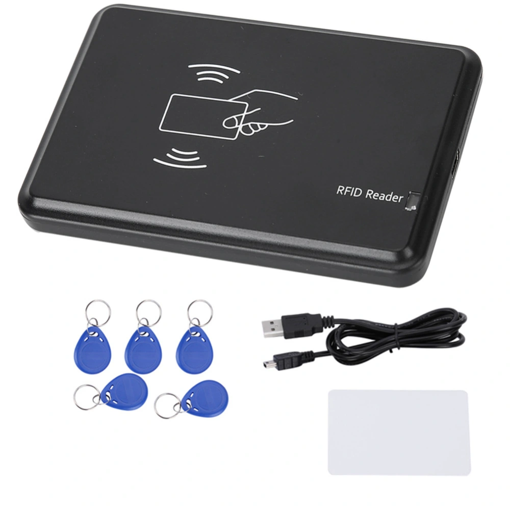 125khz USB RFID ID Card Reader & Writer & Copier/Duplicator with 5pcs Key Tag