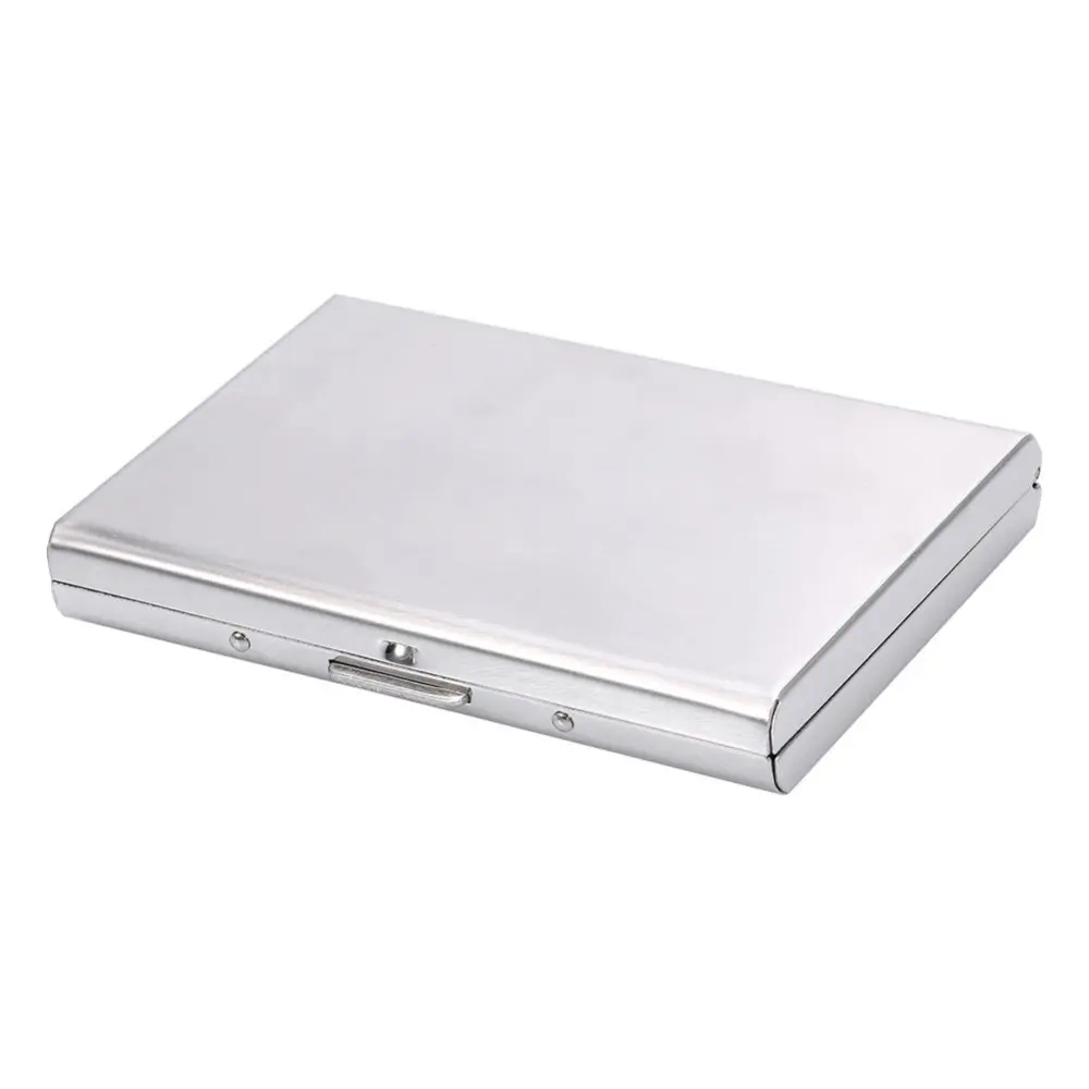 1PC Stainless Steel ID Credit Business Card Holder Pocket Protection Case Box