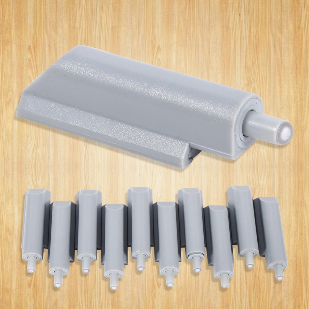 10pcs ABS Case Door Cabinet Drawer Hinge Push to Open System Damper Buffer Catch Plastic Tip