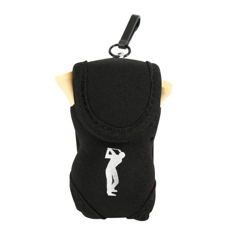 Golf Ball Bag Holder Clip Golfers Organizer Sports Golfing Accessories (black)