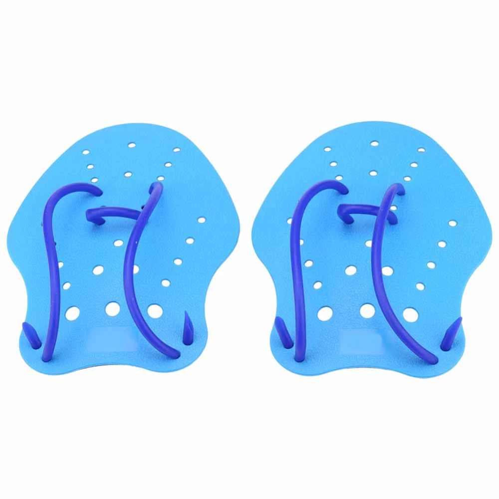 1Pair/Set Hand Training Adjustable PVC Paddles Fin Water Sport Diving Swimming Web S