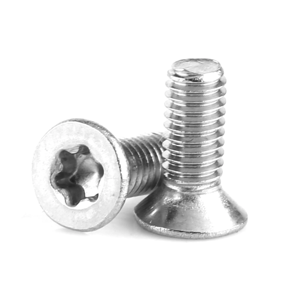 M3 Stainless Steel 304 Star Flat Head Machine Screws (M3×8)