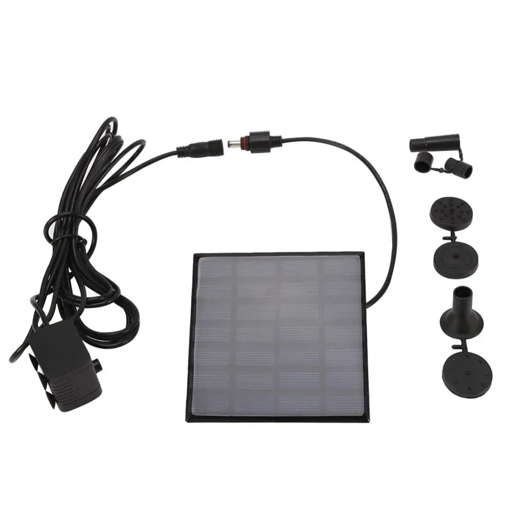 Solar Power Panel Fountain Water Submersible Pump Kit for Pool Garden Pond