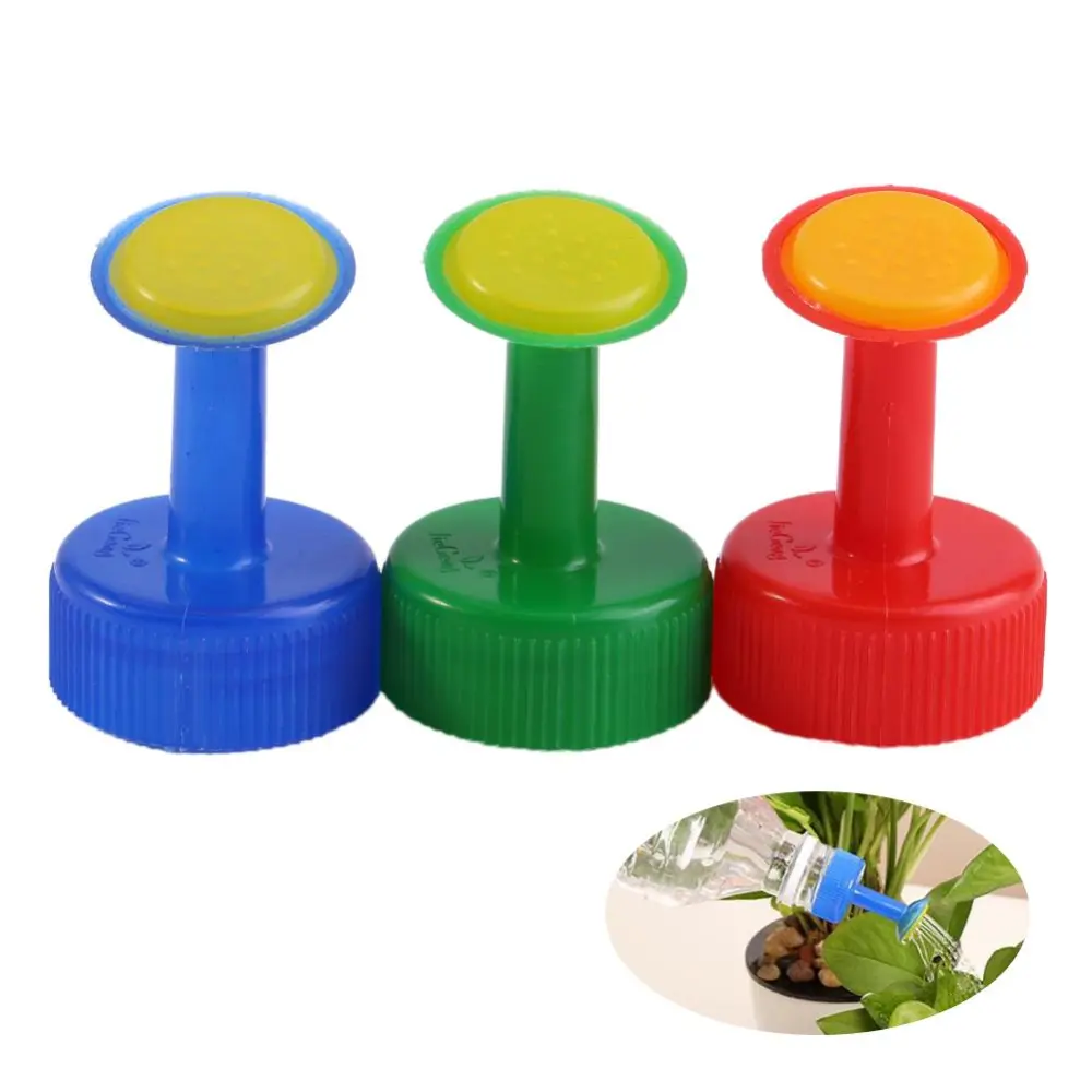 3pcs Bottle Cap Sprinkler PP Plastic Little Nozzle Head Watering For Flowers Vegetables