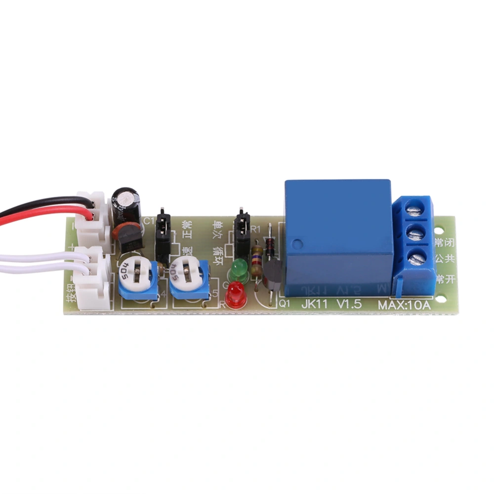 Adjustable Infinite Cycle Timer Delay On/Off Switch Relay Module (DC12V,0-60min)