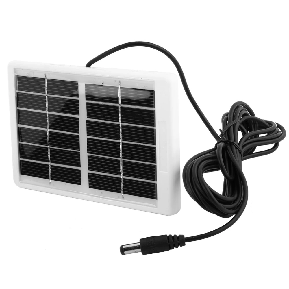 6V 1.2W Outdoor Multi-Function Portable Waterproof Solar Panel Charger for Emergency Lamp Fan