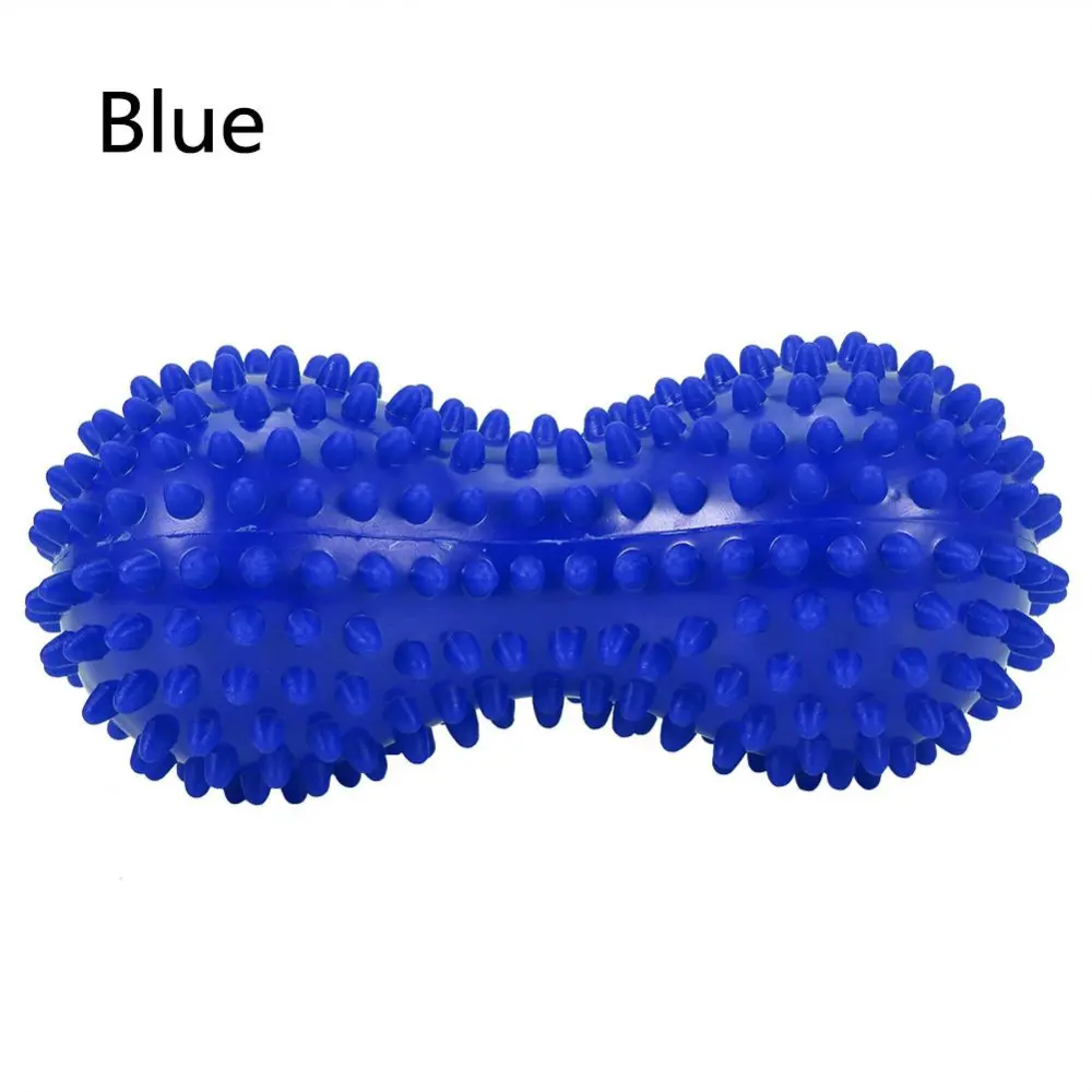 Spiky Massage Ball Fitness Exercise Mobility Peanut Ball Pain Muscle Steess Relief Blue