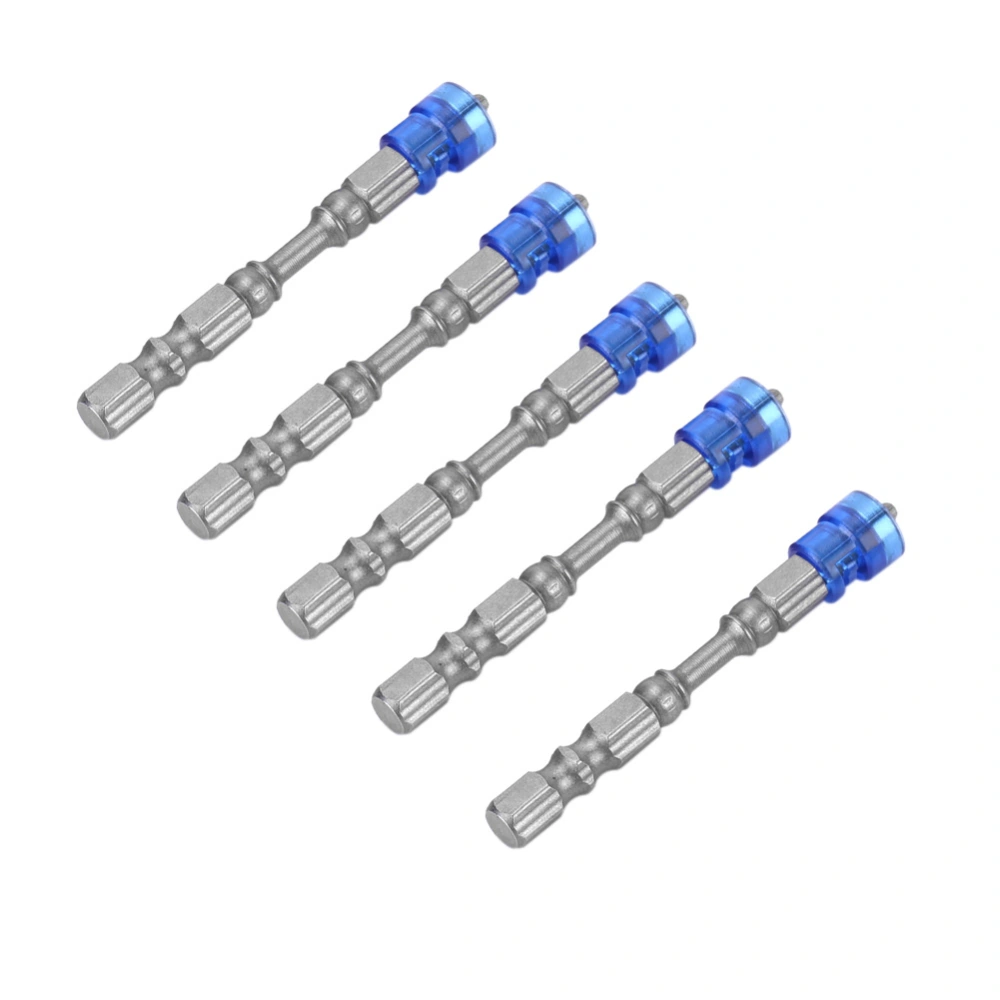 Magnetic Cross Head PH2 Screwdriver Bits Set for Drywall Screws 1/4inch Shank (Blue)