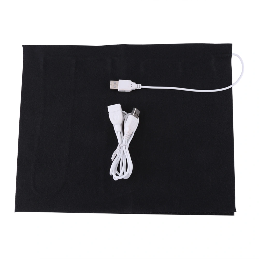 1pc 5V USB Electric Cloth Heater Pad Heating Element for Clothes Seat Pet Warmer 35℃-50℃