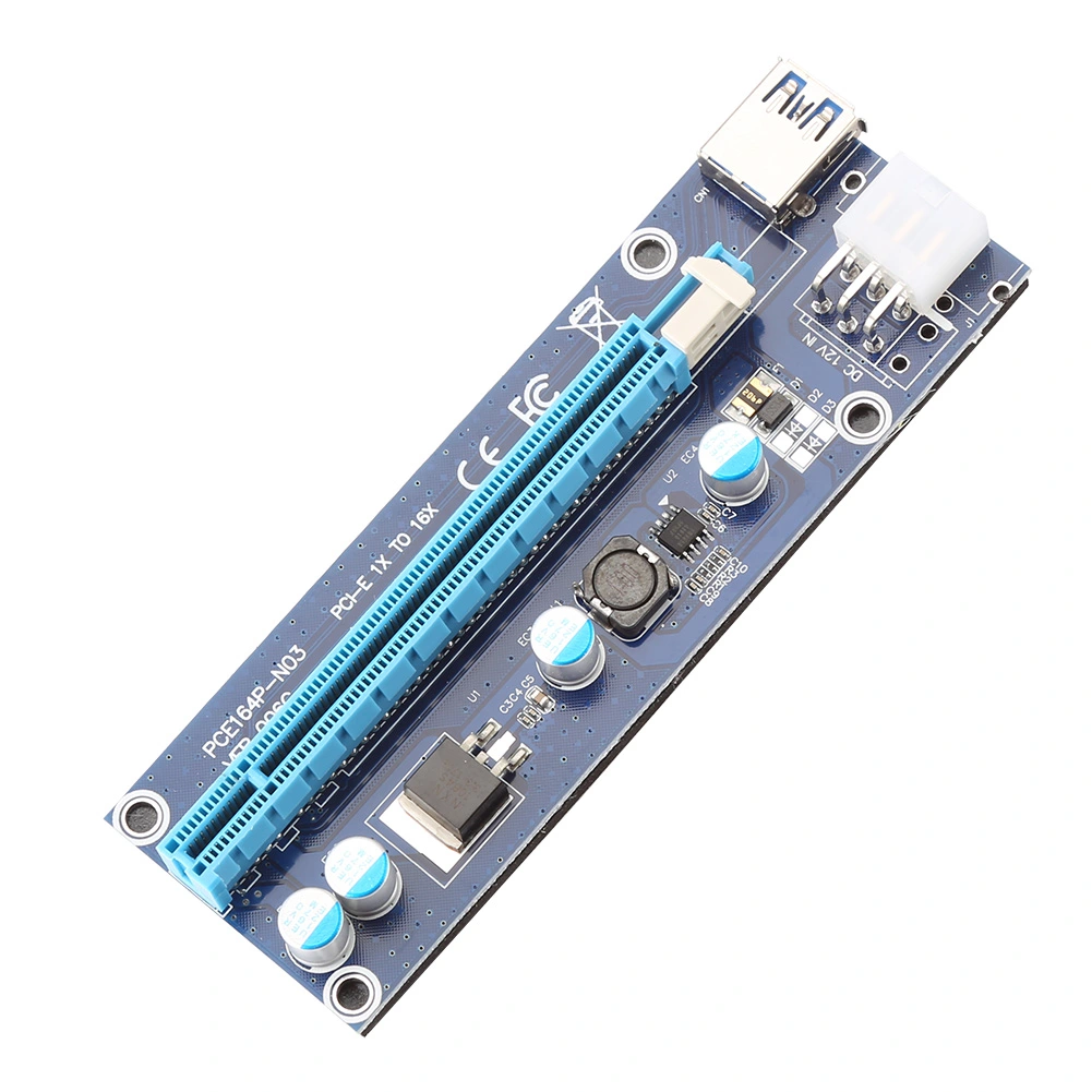 PCI-E PCI E Express 1x to 16x Graphics Card Riser Extender Adapter For Miner Machine