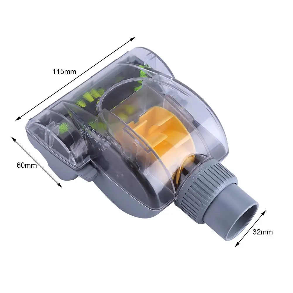 Household Vacuum Turbo Floor Brush Deep Cleaning Dirt Dust Dander Mites Remover Tool 32mm
