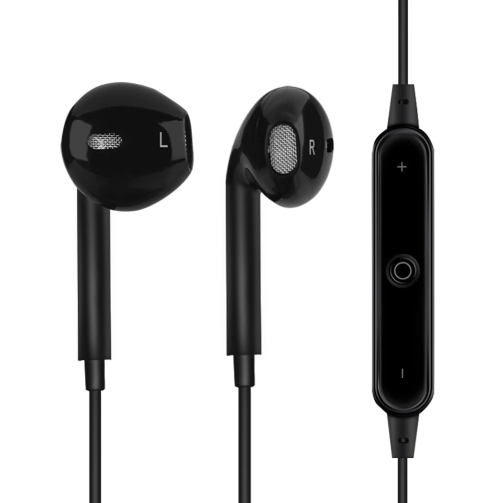 Bluetooth Wireless In-Ear Earbuds Headphones Heavy Bass Noise Isolating HiFi Earphones (Black)