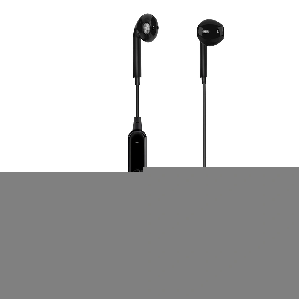 Bluetooth Wireless In-Ear Earbuds Headphones Heavy Bass Noise Isolating HiFi Earphones (Black)