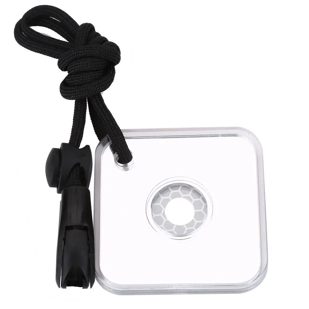 Outdoor Multifunctional Survival Emergency Rescue Reflective Signal Mirror Tool