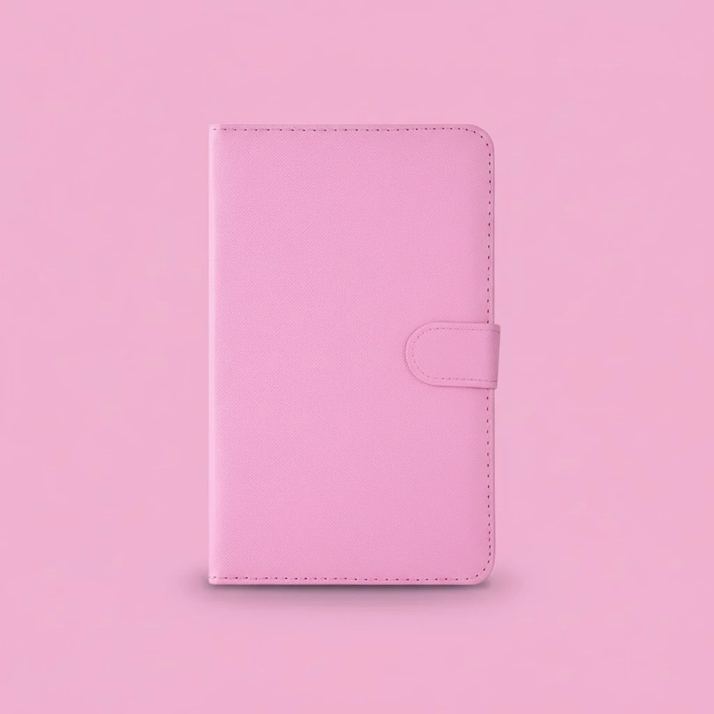 Universal Micro USB Keyboard Stand Protective Cover Case For Android Mobile Phone Pink