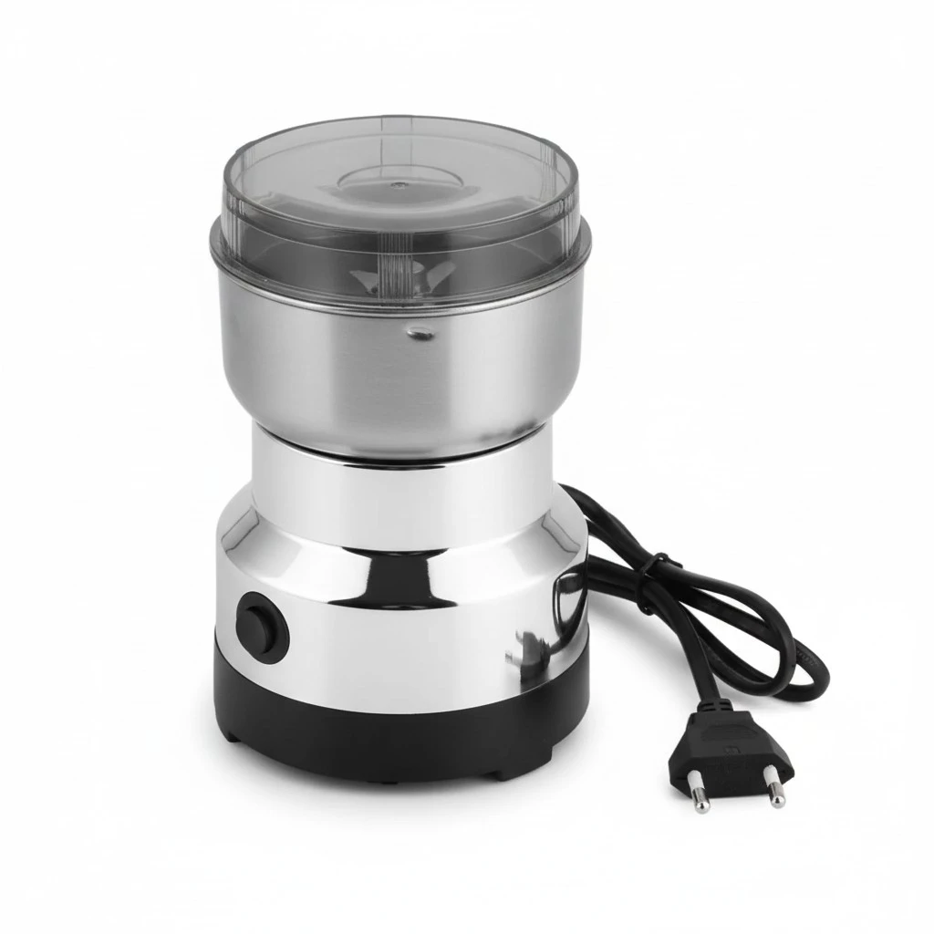 220V Electric Stainless Steel Grinding Coffee Bean Milling Machine Home Office