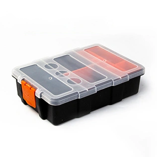 Two-layer Plastic Heavy-duty Components Storage Box Case Organizer Small Parts Tool Box