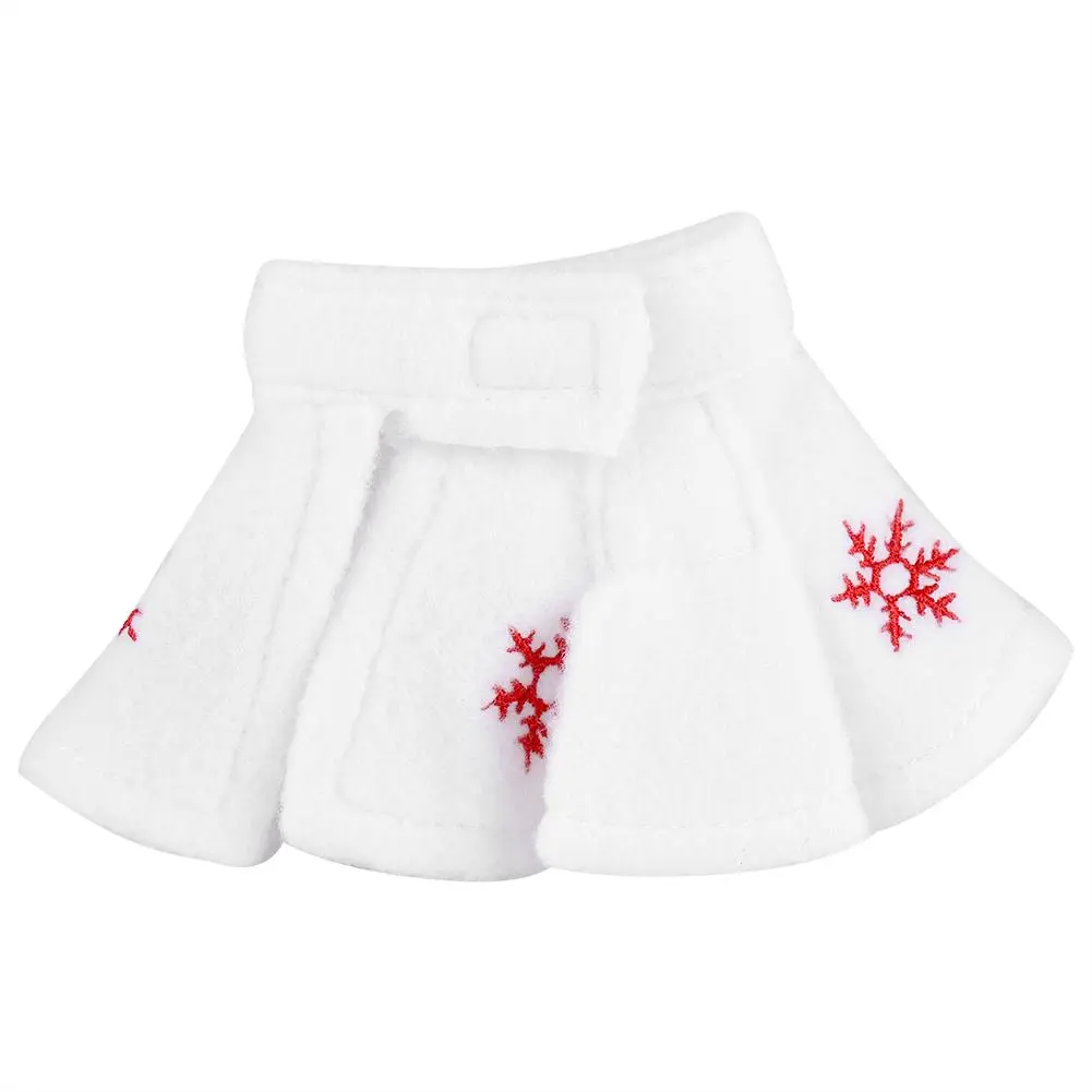 Soft Lovely White Snowflake Skirt for Girl Elf on the Shelf Christmas Decoration Xmas Gifts