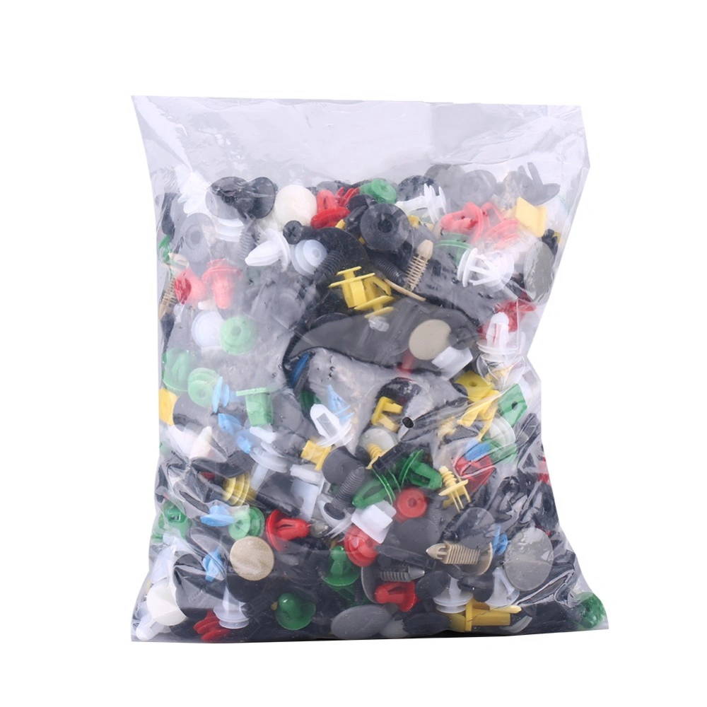 1000pcs Assorted Plastic Car Door Trim Clip Bumper Fastener Retainer Rivet Push Pin Kit