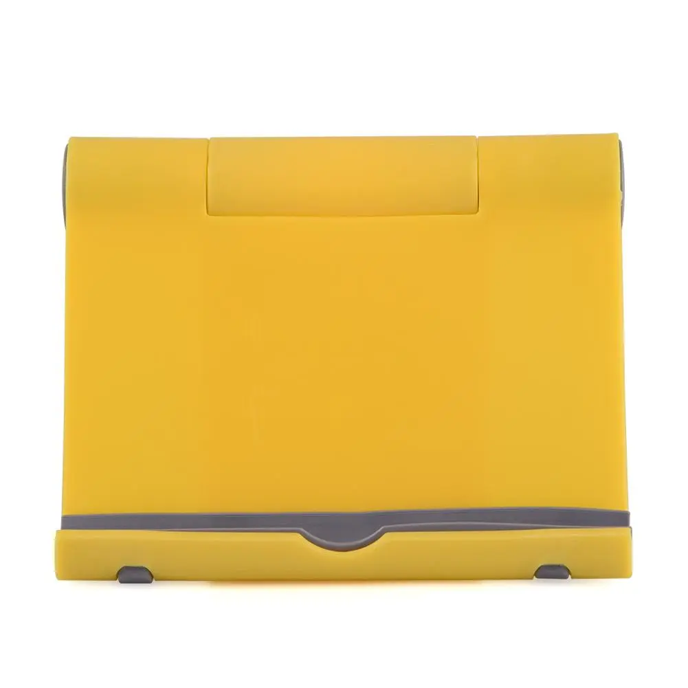 Universal Portable Desk Stand Holder Mobile Phone Support Bracket 270 Degrees Rotation Yellow