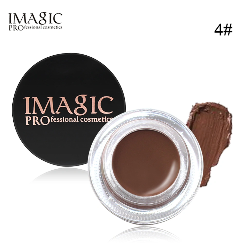 Imagic Make Up Waterproof Eyebrow Gel Beauty Cosmetics Long-wear Brow Gel with Brush #4