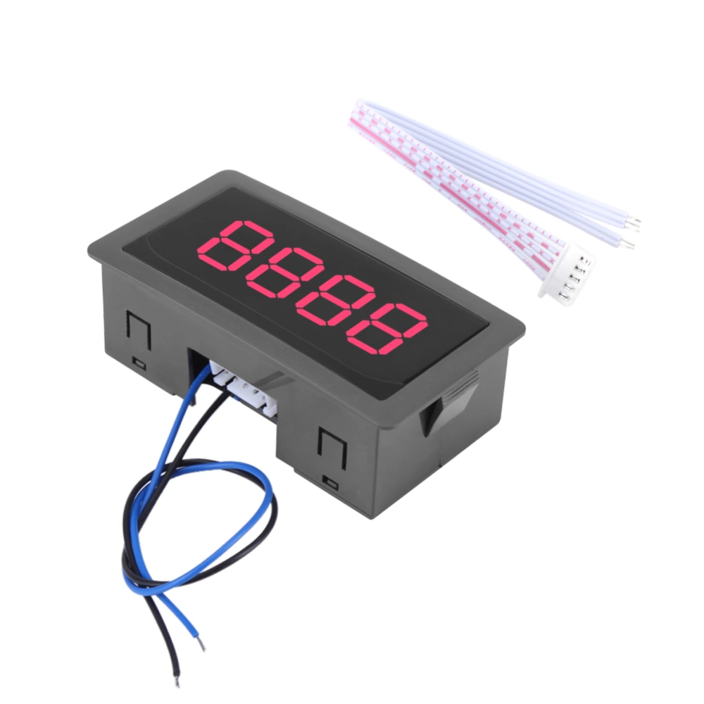 DC LED Digital Display 4 Digit 0-9999 Up/Down Plus/Minus Panel Counter Meter Red