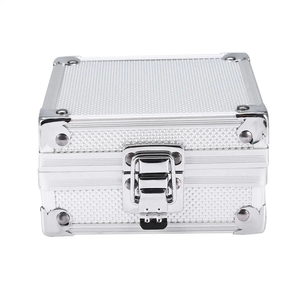 Tattoo Machine Gun Case Aluminum Box Carrying Storage Electronics Packing Box with Lock