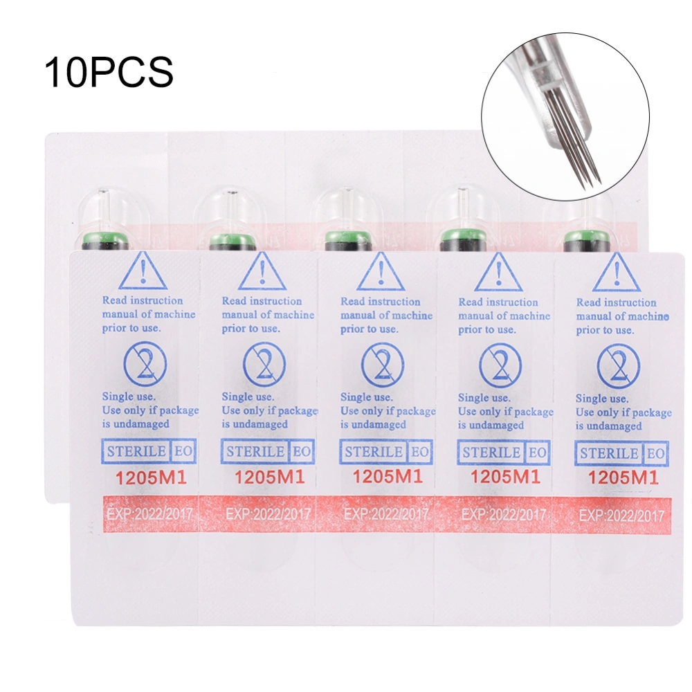 10pcs Disposable Semi Permanent Tattoo Cartridge Needles RL/RM/M1/RS for Makeup Machine 5M1