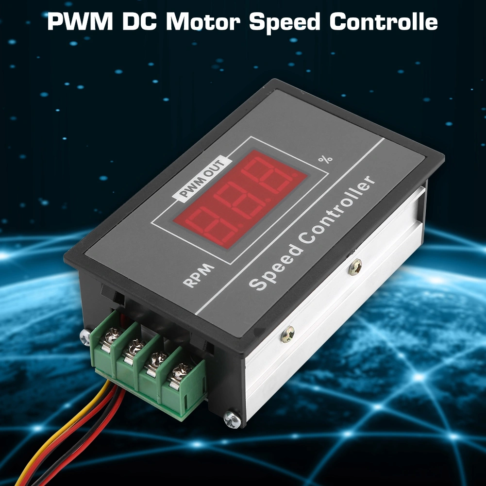DC 6-60V 12V 24V 36V 48V 30A PWM DC Motor Speed Controller Start Stop Switch