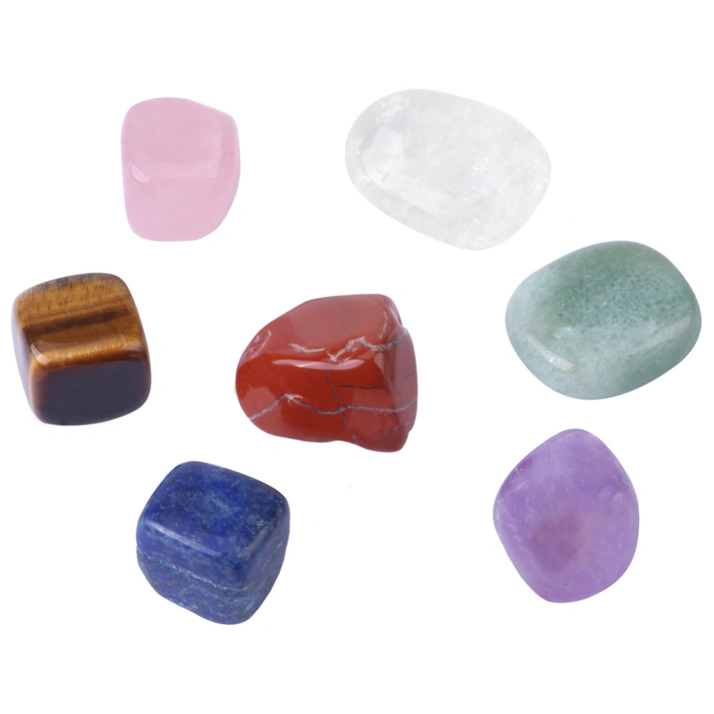 7 Pcs Colorful Natural Crystal Healing Stones Set Home Decoration Crafts