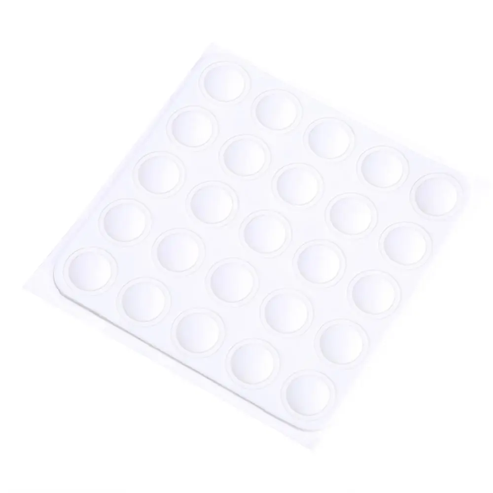 1 x 25Pcs Nail Color Button UV Gel Polish Display Label Sticker Adhesive Paster