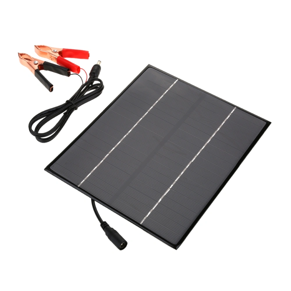 12V 6W Multi-function Solar Panel Charger DIY External Battery for Outdoor Camping