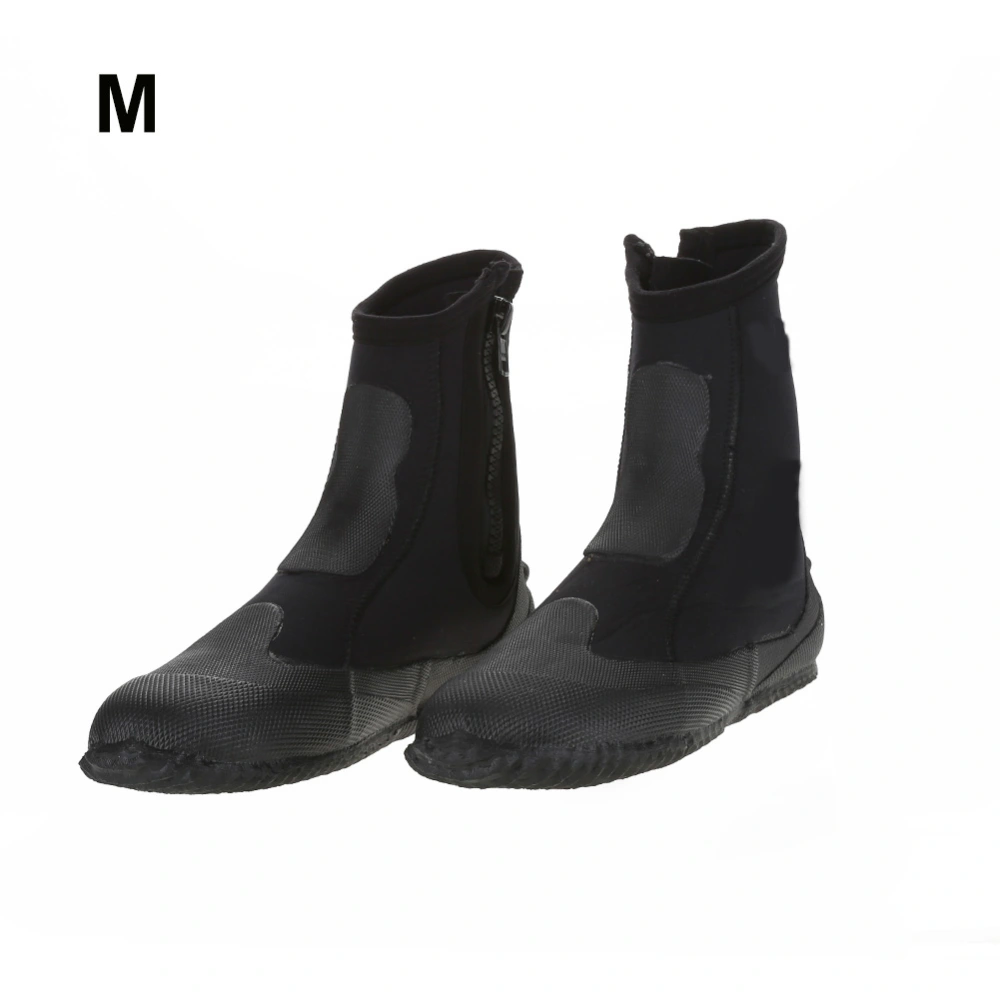 KEEP DIVING 1 Pair 5mm Neoprene Scuba Diving Snorkeling Long Boots Water Shoes(M)