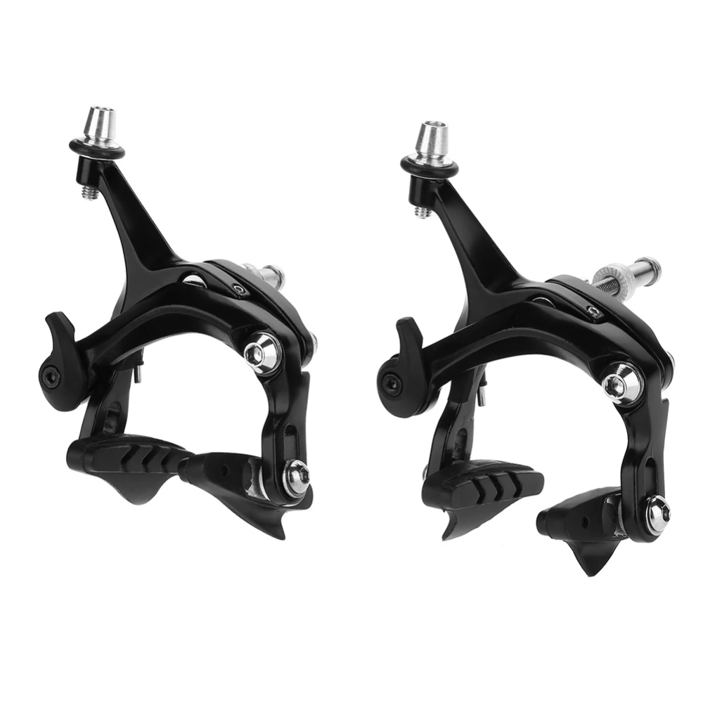 1 Pair Road Bike V Shape Mechanical Dual-Pivot Brake Set Repair Parts Accessory