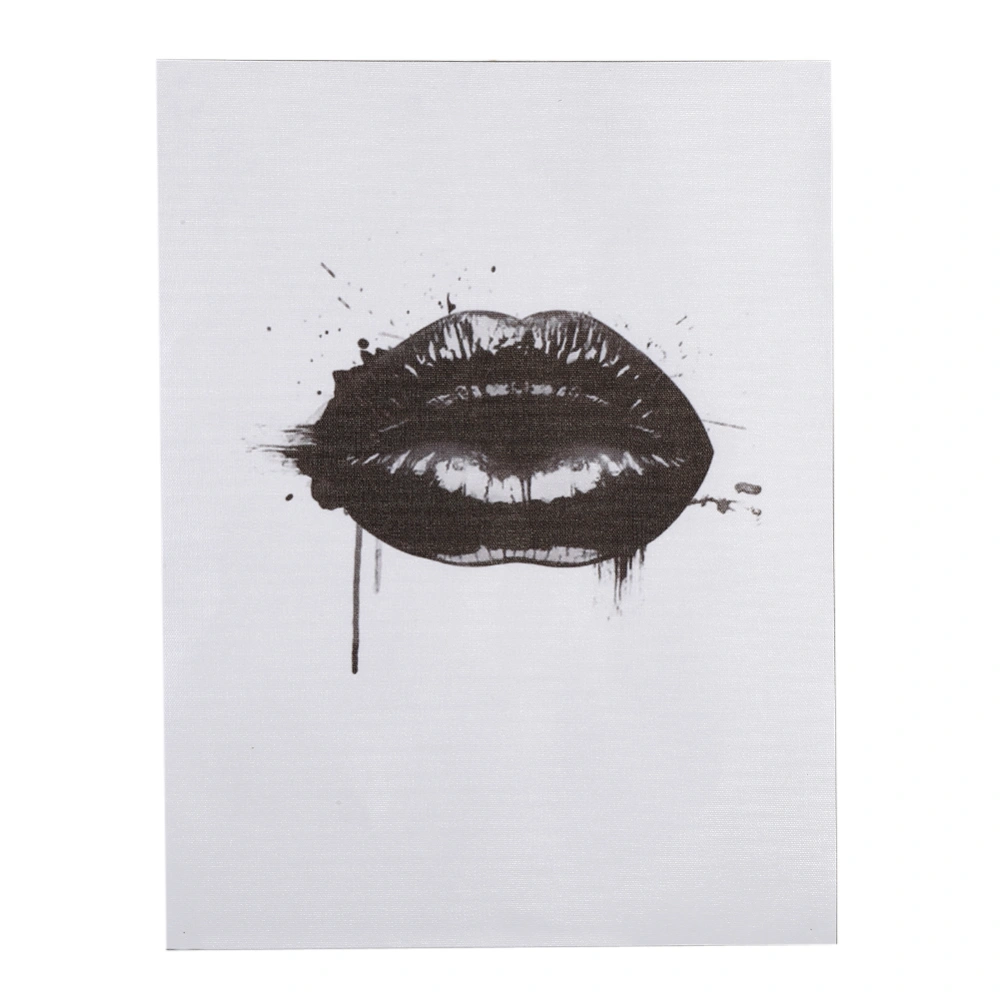 Black Lips Canvas Wall Art Printing Poster Living Room Home Office Decor Christmas Gift 50x70cm