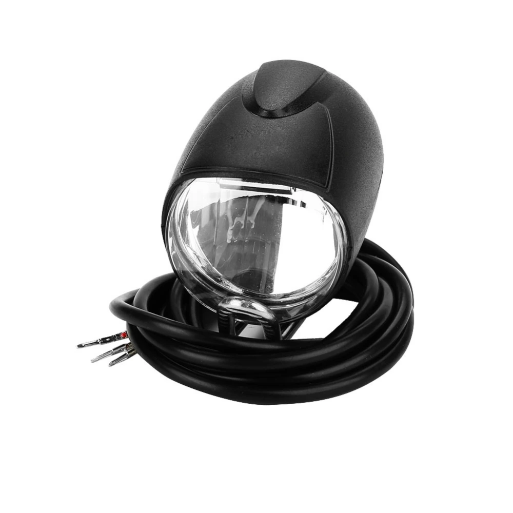 Universal Voltage 2 in 1 Headlight Front Light LED Lamp Horn for Electric Bicycle E-Bike