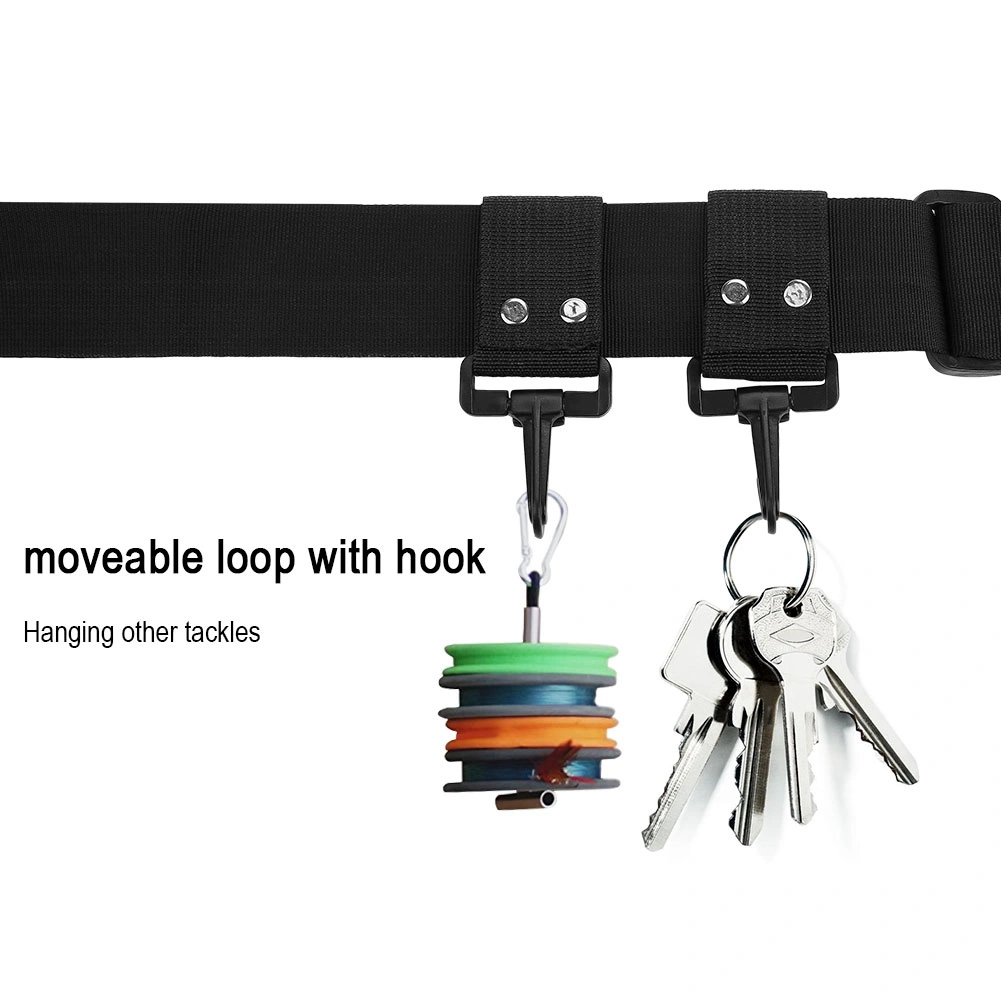 Adjustable Fishing Fighting Belt Support Stand Up Harness Waist Rod Pole Holder