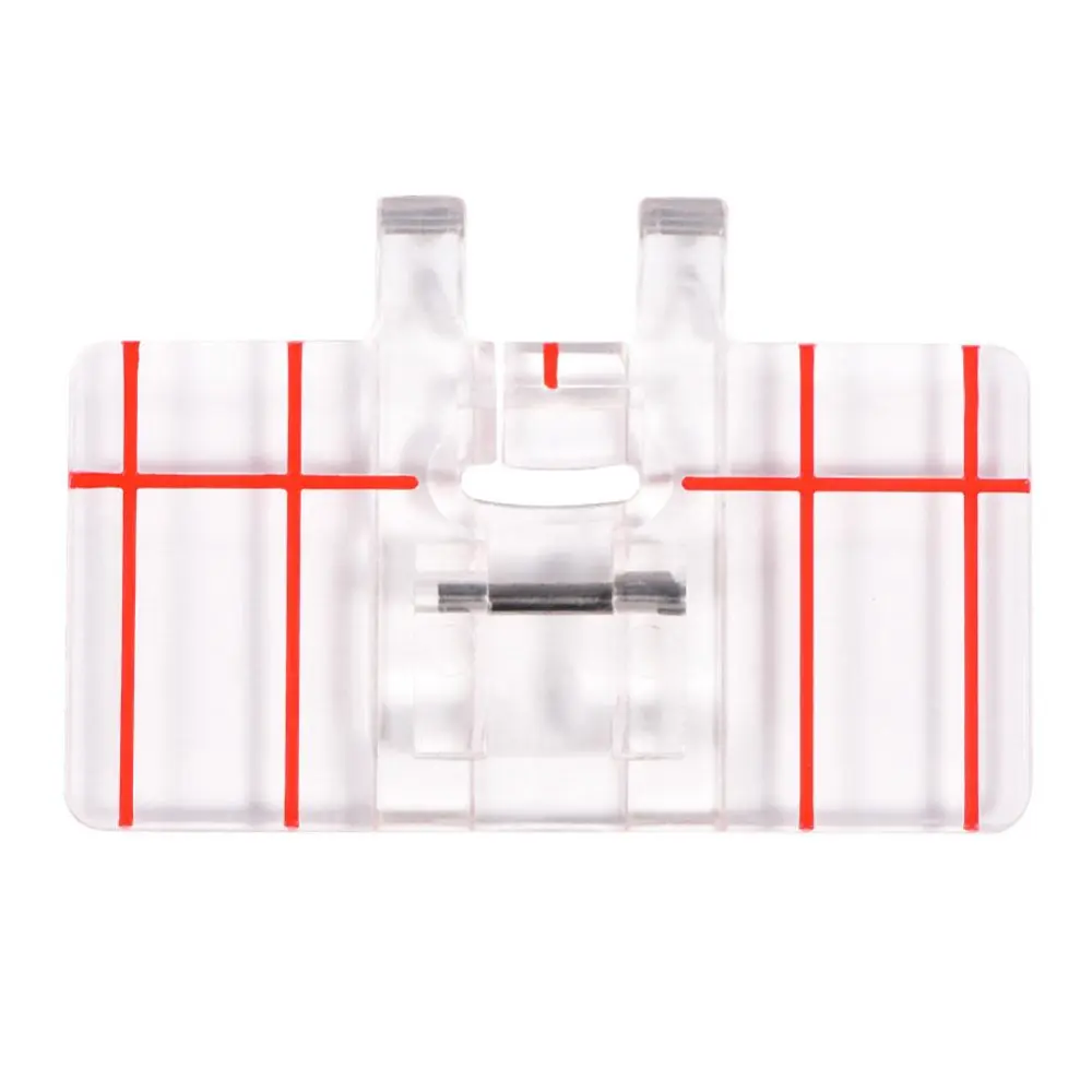 Clear Plastic Parallel Stitch Foot Presser Fits for Brother Domestic Sewing Machine